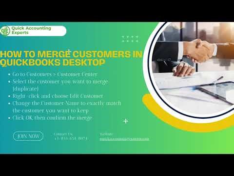 How to Combine Customers in QuickBooks Online & Desktop