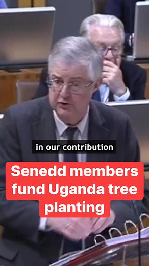 🚨SENEDD MEMBERS FUND UGANDA TREE PLANTING🚨 Mark Drakeford says the trees Senedd members plant in Uganda are "very important". Funding our NHS is more important, yet the Senedd cut its budget. It's all about priorities. #uganda #africa #treeplanting #climatechange #senedd | Senedd Waste