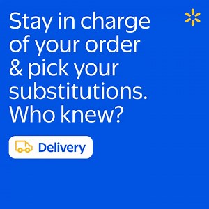 7.5M views · 14K reactions | Need to pivot on your order? No problem. When an item on your list is unavailable, you'll get a chance to choose the perfect replacement. | Walmart | Facebook