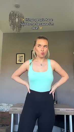 These are just a few things that people say to me because I’m deaf! Welcome to my world ✨ #deaf #deaflife