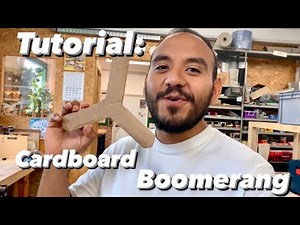 Tutorial: How to make a Cardboard Boomerang