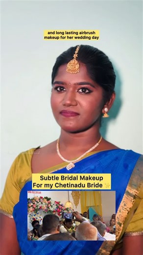 Rachna Kumar | Luxury Bridal Makeup Artist on Instagram: "Chetinad brides & brides these days are always leaning towards makeup that looks like skin & don’t want to look artificial. For my Chetinadu bride here - the brief was clear: subtle , timeless, and true to her natural tone, inspired by my previous Chetinad bridal looks. Her skin was on the drier side, so the focus began much before foundation ✨ gentle exfoliation for removing dead skin ✨ deep hydration with serums ✨ barrier-repair moistur