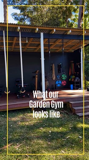 24K views · 652 reactions | A quick tour of our “Garden Home Gym”… To be honest it’s probably a bit of over kill seeing we mostly do body weight training - BUT - it is GREAT to be able to just walk into the garden and know we have all we need for a proper session… whether it’s strength, mobility or cardio. Hope you enjoyed the tour If you’re interested in any of the equipment on show ;-) check out or link in bio for discounts and deals.  | Fam Hiit Squad | Facebook