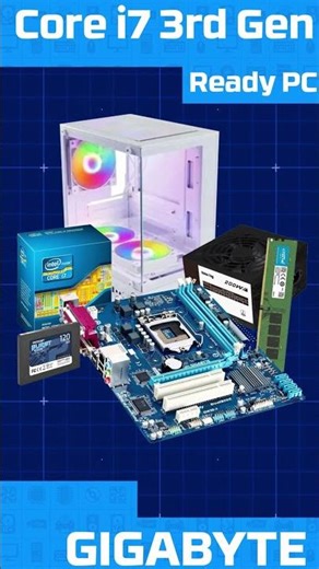 Redy Desktop Computer i7 8GB Ram 128GB SSD