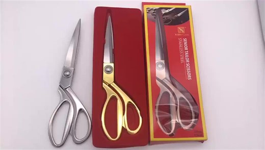 Multi-Size Multicolor Stainless Steel Dressmaking Cutter Trimming Sewing Tailoring Shears Smooth Industrial DIY Fabric Shearing