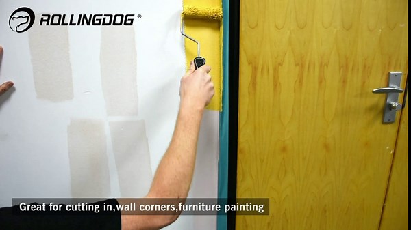 ROLLINGDOG 4 Inch Jumbo Mini Paint Roller Covers - Microfiber Jumbo Roller Sleeves with 3/8” Nap for Walls, Cabinets, Furniture Painting(Pack of 10)
