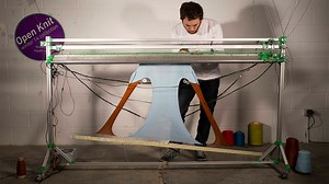 OpenKnit, An Open-Source Knitting Machine That Uses Digital Files to Create Clothing