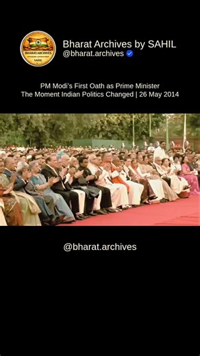 Sahil | 26th May 2014. A date that marked a decisive shift in Indian politics. From the steps of Rashtrapati Bhavan, Narendra Modi took oath as the... | Instagram