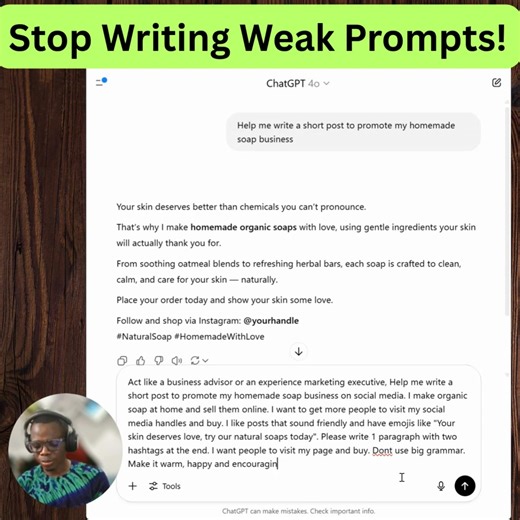 207K views · 4.9K reactions | Stop Writing Weak Prompts! Use the RICE FACT Framework to Get Better Results with A | Olalekan Adeeko | Facebook