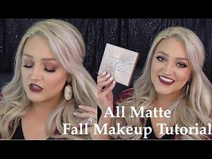 All Matte Fall Makeup Tutorial | Urban Decay Naked Ultimate Basics