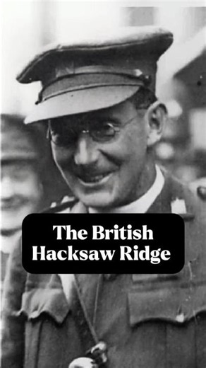 The British "Hacksaw Ridge" Hero of WWI ✝️🎖️ #shorts #history