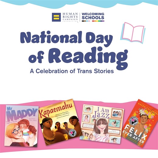 16K views · 107 reactions | Get your reading lists ready, the group chat together, or those in your community together to read stories to support trans and queer youth. National Day of Reading is ONE WEEK AWAY! Join thousands who’ve already signed up, and register your reading now or before February 28th: hrc.im/ndorreg | Human Rights Campaign | Facebook