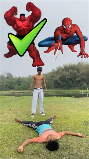 Can Spider-Man survive Red Hulk? 🕷️🆚🔴 #spiderman #hulk