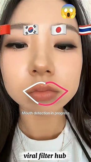 😱flag testing filter 👀👿#filter #tutorial #trollface #usa