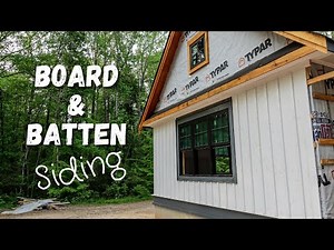 Wood BOARD AND BATTEN Siding Installation – Using Lumber Milled from the Trees on Our Land