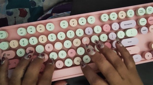 Watch Pink Wireless Keyboard with Mouse included  on Amazon Live