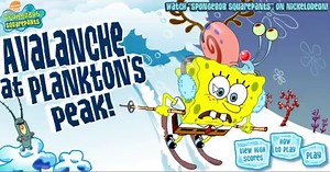 Avalanche Plankton's Peak - Spongebob - Gameplay