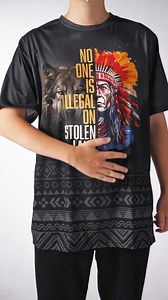 No one is illegal on stolen land. Stand with Indigenous peoples in their journey for justice. Wear it with pride and amplify their voices! | Proud to be Native American