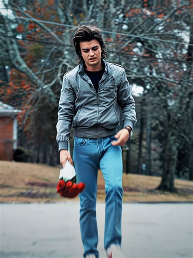 Steve Harrington Surrounded by Children in Stranger Things