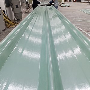 [Hot Item] 840mm Wide 2mm Thick Clear Fiber Glass GRP FRP Fibreglass Corrugated Roofing Sheet
