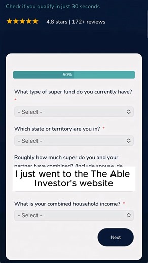 136 reactions · 18 comments | You could use your super to buy an investment property — without spending a cent upfront. Most Aussies don’t even know it’s possible.  Find out if you qualify in just 60- seconds. No catch. No pressure. Just info. *This information is general in nature and not financial advice. Individual circumstances vary. Please speak with a licensed professional before making any financial decisions. | The Able Investor | Facebook