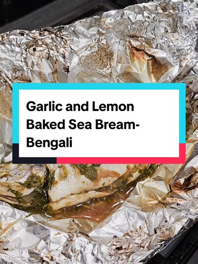 Delicious Garlic & Lemon Baked Sea Bream Recipe