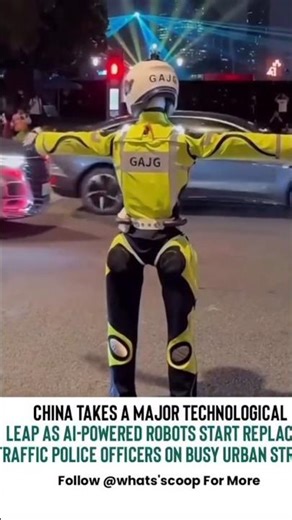 China’s AI Robots Controlling Traffic 🤖🚦 | Future Technology is Here