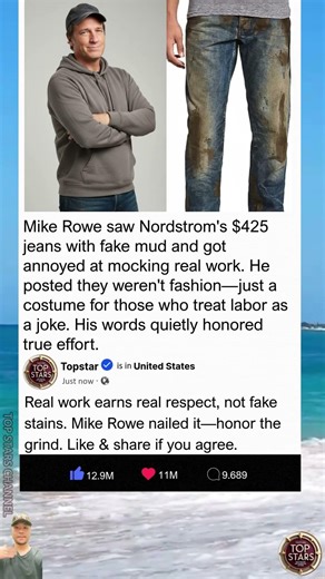 Mike Rowe's Spot-On Take on $425 Fake Mud Jeans That Sparked Real Talk