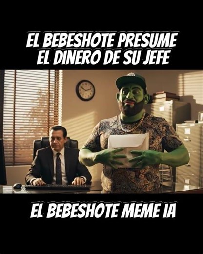 El Bebeshote presume el dinero de su jefe 🤣 #humor #shortvideo #risas #fypシ゚viral