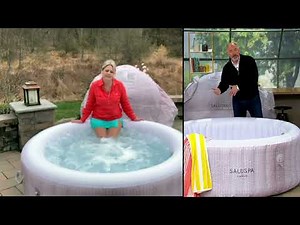 Cancun by Bestway 2-4 Person Inflatable Heated Hot Tub on QVC