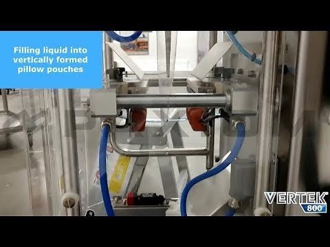 VerTek® 800 Vertical Form Fill Seal Machine - Bagging liquids and powders