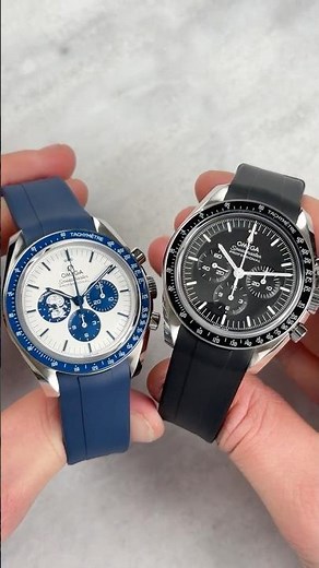 🚀 ‪@OMEGA‬ Speedmaster Strap Upgrade! ‪@wristbuddys‬ Rubber Straps on the Moonwatch & Snoopy 🏆