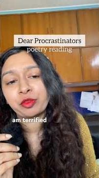 Procrastination | Spoken Word Poetry