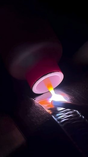 "Here’s a clean TIG fill pass in action 🔥⁠ One of the best things about Gas Tungsten Arc Welding—aka TIG—is the crystal-clear view you get of the arc and puddle. That clarity makes for some seriously cool arc shots like this one and gives a glimpse into what we welders see behind the hood.⁠ This pass was run using my Lincoln Electric Aspect 230 AC/DC—smooth, steady, and dialed in just right.⁠ #welding #welder #weld #weldlife #lincolnelectric #fabrication #weldshop #welds #weldinglife #wledtube 