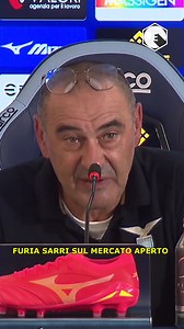 11K views · 223 reactions | Lazio, la furia di Sarri sul mercato aperto #ESTENews#Lazio#SerieA#videos#calcio#calciomercato#Sarri | EsteNews Sport | Facebook