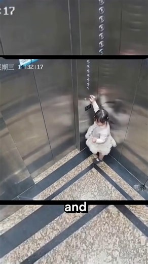 Shocking Elevator Incident: Child Left Alone After Doors Suddenly Close 😱
