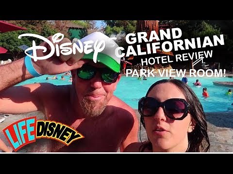We Stayed at the Grand Californian Hotel! Amazing Park View Room & Pool Review