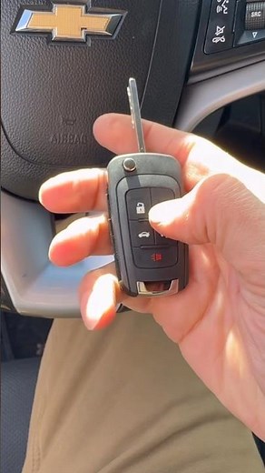 How to program a new Chevy flip key in 10 seconds without a Programer #automobile #mechanic #howto