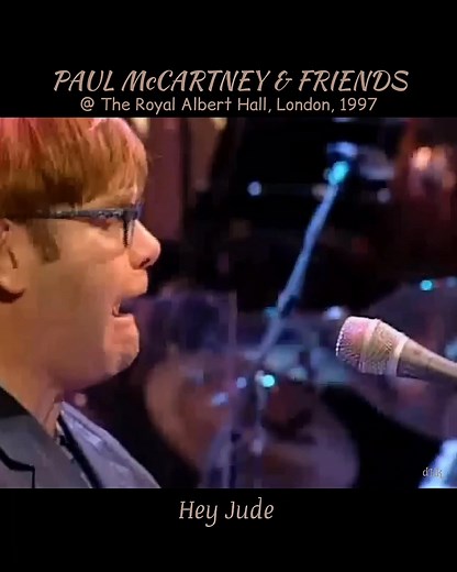 PAUL McCARTNEY & FRIENDS || Hey Jude w/ Sting, Elton John, Eric Clapton, Mark Knopfler & Phil Collins @ The Royal Albert Hall, London, 1997 #dHk_651 🚩 | Old School Rock