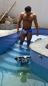 Swimming workout 💪🏻 #Fitness #fitnessmodel #hardwork #bodybuilding #facebookreel #workout #share | Deepak Ranga