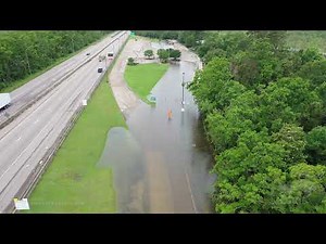 05-20-2021 Orange to Deweyville, TX Flooding - Drone - Sabine River Flooding
