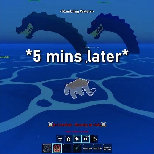 easiest way to get rumbling waters #bloxfruit #bloxfruits