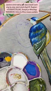 5.9K views · 603 reactions | Jasmine's bird-making 礪 class is back! Learn step-by-step, batch starts Sept 22. Register: +971562471775 (UAE, Sharjah) or WhatsApp 7696086040. Online & offline classes available. | Jasmine Style | Facebook