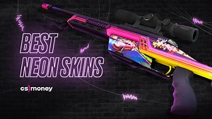 Top-7 Best Neon Skins in CS2 in 2026   Sticker Combos!