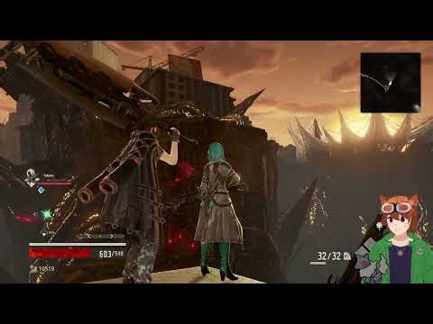 Anime vampire OCs fighting evil creatures and its awesome! (Code Vein)