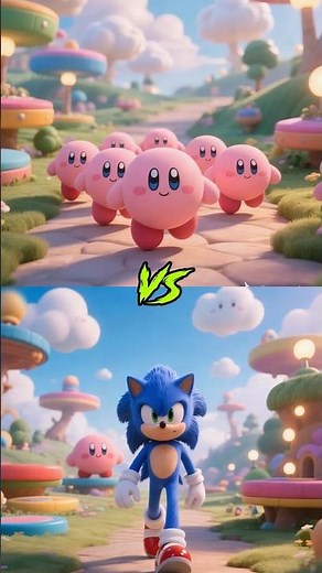 Kirby VS Sonic, Rouge the Bat, Tails, Amy Rose, Knuckles, Super Sonic, Silver Sonic 💥