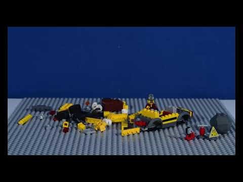 Lego Set 4200 Mining 4X4 stop motion speedbuild