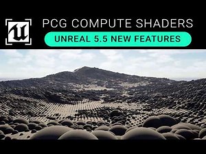 Unreal Engine 5.5 - Compute Shaders With PCG Introduction (Height Thresholding in HLSL)