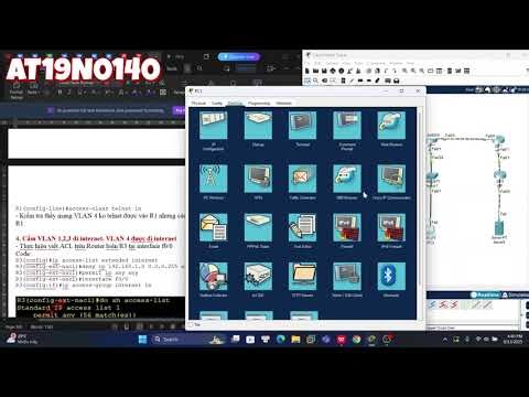 Thực hành cấu hình ACL trên Cisco packet tracer