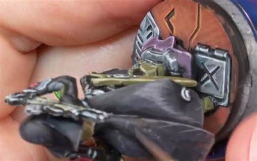 How to Paint Black Textured Fabric _ Miniature Painting Tutorial _ Corvus Belli